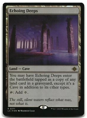 MTG Echoing Deeps FOIL R The Lost Caverns of Ixalan 271 LP - Image 1 of 2