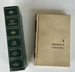 Ralph Waldo Emerson Essays & Great Ideas Program Vol 6 Lot Imaginative Lit 1960s - Picture 1 of 12