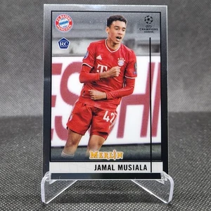 2020-21 Topps Merlin Chrome UCL - Jamal Musiala FC Bayern Monaco Rookie - Foto 1 di 2