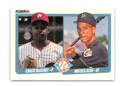 Chuck McElroy / Moises Alou - 1990 Fleer #650 RC - Image 1 of 2