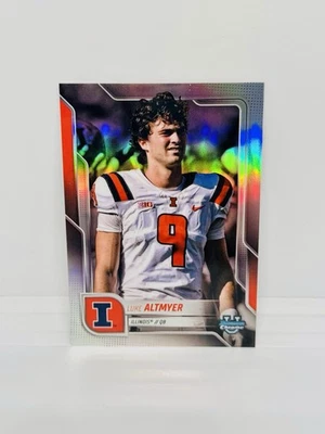 2025 Bowman University LUKE ALTMYER Image Variation Refractor Illinois #SP-5 - Image 1 of 2