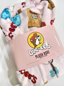 Buc-ee’s 2025 One Size Fits Most Robe With Iconic Snacks Print New - Picture 1 of 3