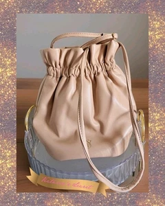 Victoria Secrt Bare Cinched Top Bag Crossbody Beige Leicht Neu Mit Etikett  - Bild 1 von 19