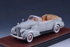 GLM Models Cadillac V16 Series 90 Fleetwood Sedan 1938 Convertible Grey Open Top - Picture 1 of 1
