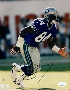 Joey Galloway Seattle Seahawks Signed 8x10 Glossy Photo JSA Authenticated - Picture 1 of 2