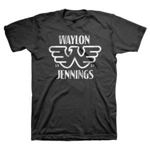 Waylon Jennings Est. 1937 Flying W Symbol Men T Shirt - Picture 1 of 3