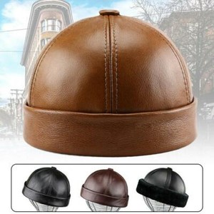 Unbranded Leather Beanie Hats for Men 