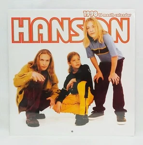 Hanson Official 1998 16 Month Calendar Isaac Taylor Zac Polygram New Sealed RARE - Picture 1 of 3