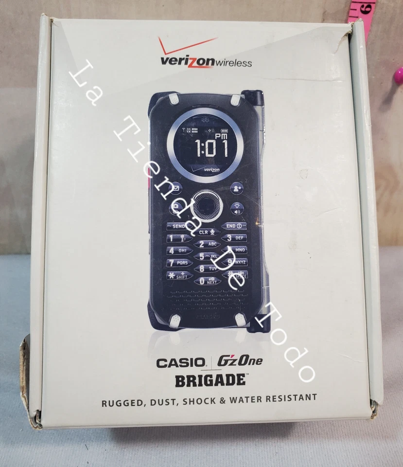 CASIO GZONE BRIGADE RUGGED FLIP KEYBOARDCELLPHONE SOLD AS NOVELTY COLLECTIBLE - Image 1 of 4