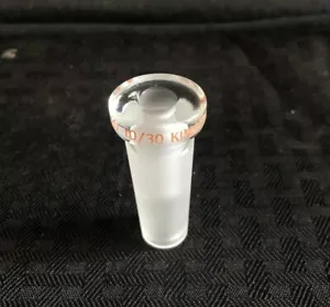 PYREX KIMAX Glass 19/38 Inner to 10/30 10/18 Outer Joint Glass Bushing Adapter - Picture 1 of 7