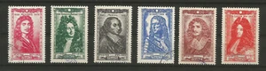 France 1944 célébrités du XVIIe siècle série de 6 timbres oblitérés /TR5763 - Imagen 1 de 1