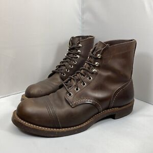 Mens 8D Red Wing Iron Ranger 8111 Boot Amber Harness