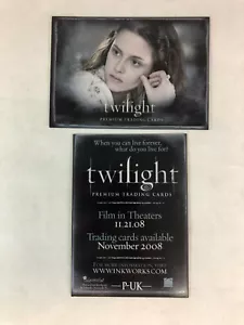 CHEAP PROMO CARD: THE TWILIGHT SAGA: TWILIGHT MOVIE Inkworks 2008 #P-UK - Picture 1 of 2