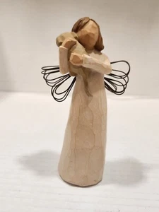 1999 Willow Tree Angel of Friendship Girl & Dog Lordi  Demdaco  - Picture 1 of 7