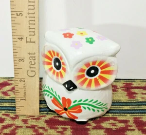 1 Small Wood Owl, Hand Crafted, Decorative Gift, Collectible - Made in Bali - Picture 1 of 4