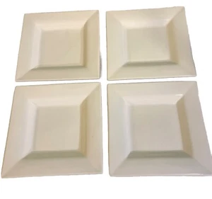 Juego de 4 platos cuadrados de ensalada Pottery Barn Sausalito - Imagen 1 de 4