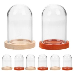 10 Pcs Dollhouse Cloche Neon Light Mini Preserved Flower Cover - Picture 1 of 12