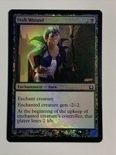 MTG Stab Wound Return to Ravnica 78 Foil Common - LP