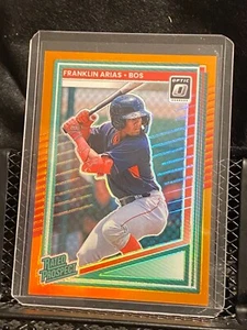 Franklin Arias 2025 Donruss Optic Rated Prospect Orange #106/199 - Red Sox - Imagen 1 de 2