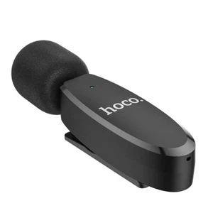 Drahtloses Lavaliermikrofon für iPhone 8-pin iPhone-Anschluss L15 schwarz 70mAh - Bild 1 von 7