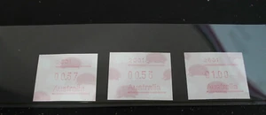 MINT 1987 FRAMA ECHINDA BUTTON STAMP SET OF 3 -  POSTCODE 2601 - Picture 1 of 1