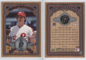 2006 SP Legendary Cuts When It Was A Game /550 Steve Carlton #WG-SC HOF