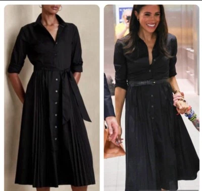 Vestidos femininos camisa midi banana republic sem etiquetas - Imagem 1 de 4