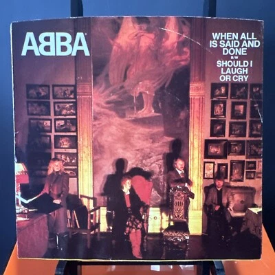 ABBA / When All Is Said And Done Picture Sleeve Only-no Record Atlantic  PS - Image 1 of 3
