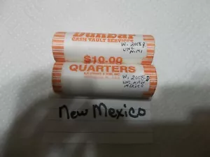 2008 New Mexico P & D State quarter rolls mint rolls FREE SHIP! - Picture 1 of 3