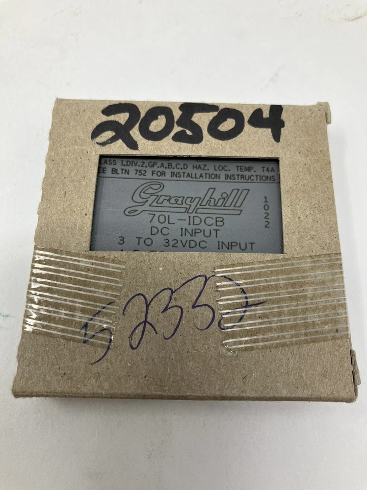 New Grayhill 70L-1DCB Reed Relay Output Module 3 to 32VDC Logic - Image 1 of 2