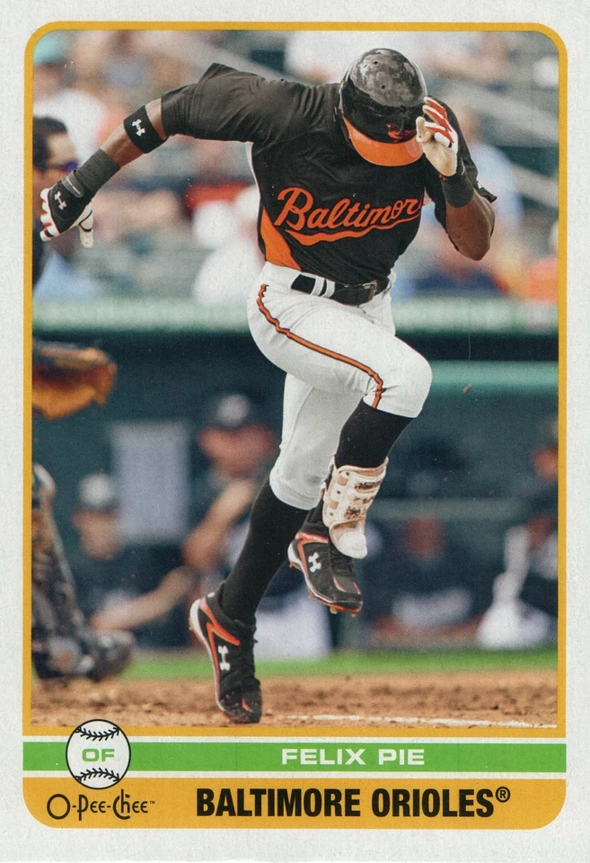 #97 Felix Pie Baltimore Orioles 2009 O-PEE-CHEE Baseball Card FAU - Image 1 of 2
