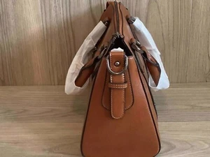 Women Large Coffee Color Leather Tote Bag Handmade Brand New - Bild 1 von 2
