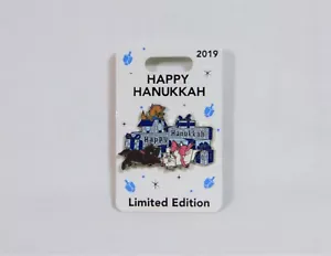 Disney 2019 Happy Hanukkah Dreidel Aristocats Marie Berlioz Toulous Pin LE 3500 - Picture 1 of 1
