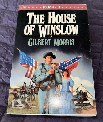 Gilbert Morris: The House Of Winslow Saga Box Set Books 6,7,8,10-MISSING #9 EUC - Image 1 of 4
