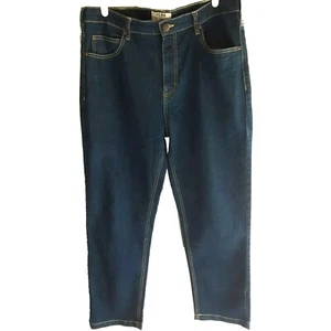 Duke Mens Jeans Size 36 Blue Authentic Fit Denim - Imagen 1 de 18