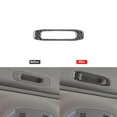 Carbon Fiber Skylight Handle Decorative Cover Trim For Toyota Corolla 2007-2013 - image 1 of 4