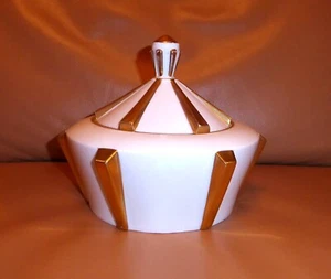 !!! ART DECO PORZELLAN GROSSE DOSE SCHLEGELMILCH SUHL !!! - Bild 1 von 4