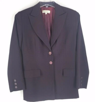 Blazer chaqueta ciruela púrpura para mujer TRILOGY Rampage Clothing Co. talla 8 *RARO* Foto 1 de 4