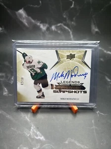 Mike Modano 22-23 Premier Legends Slapshots Gold Auto #/10 - Picture 1 of 2