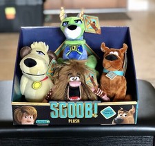 SCOOB Movie Scooby Doo + Captain Caveman +Muttley + Dynomutt Plush + Display Box