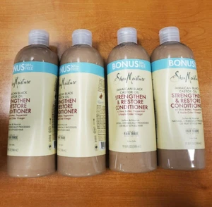 4Pk: Shea Moisture Jamaican Black Castor Oil Strengthen Restore Conditioner R1P3 - Picture 1 of 4