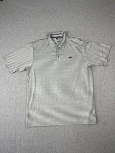 University Of Arkansas Razorbacks Poloshirt Herren L Grau Kurzarm Champion - Bild 1 von 9