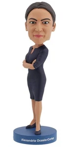 Alexandria Ocasio-Cortez Collectible Bobblehead Statue - Picture 1 of 6
