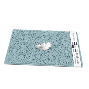  Alfombra de baño de chenilla peluda de felpa | Extra suave, súper absorbente, antideslizante  - Imagen 1 de 6