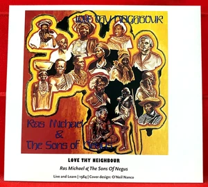 Ras Michael Love Thy Neighbour Album Cover Art PICTURE / PRINT 5" x 4.5" - Picture 1 of 3