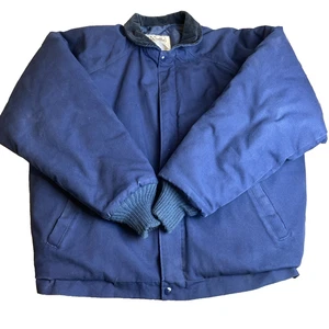 Chaqueta WALLS Blizzard Pruf Para Hombres Azul Marino XLT Acolchada Lona Aislante EE. UU. DE COLECCIÓN LEER - Imagen 1 de 10
