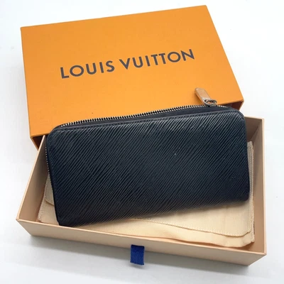 Auth Louis Vuitton Epi Black Zippy Long Wallet M64838 W/Box/Dustbag NS111178 - Image 1 of 4