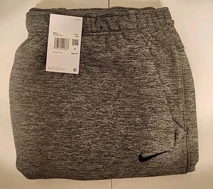 Nike Therma Herren Therma-FIT Open Hem Fitnesshose 3XL dunkelgrau meliert/schwarz - Bild 1 von 4