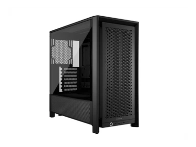 Corsair Frame 4000D Black Steel / Tempered Glass ATX Mid Tower Computer Case - Image 1 of 4