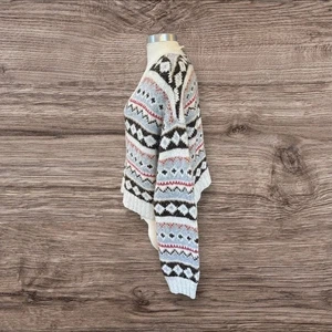 American Eagle Multicolor Strick Pullover Damen Small Oversized Cardigan Vintage - Bild 1 von 5